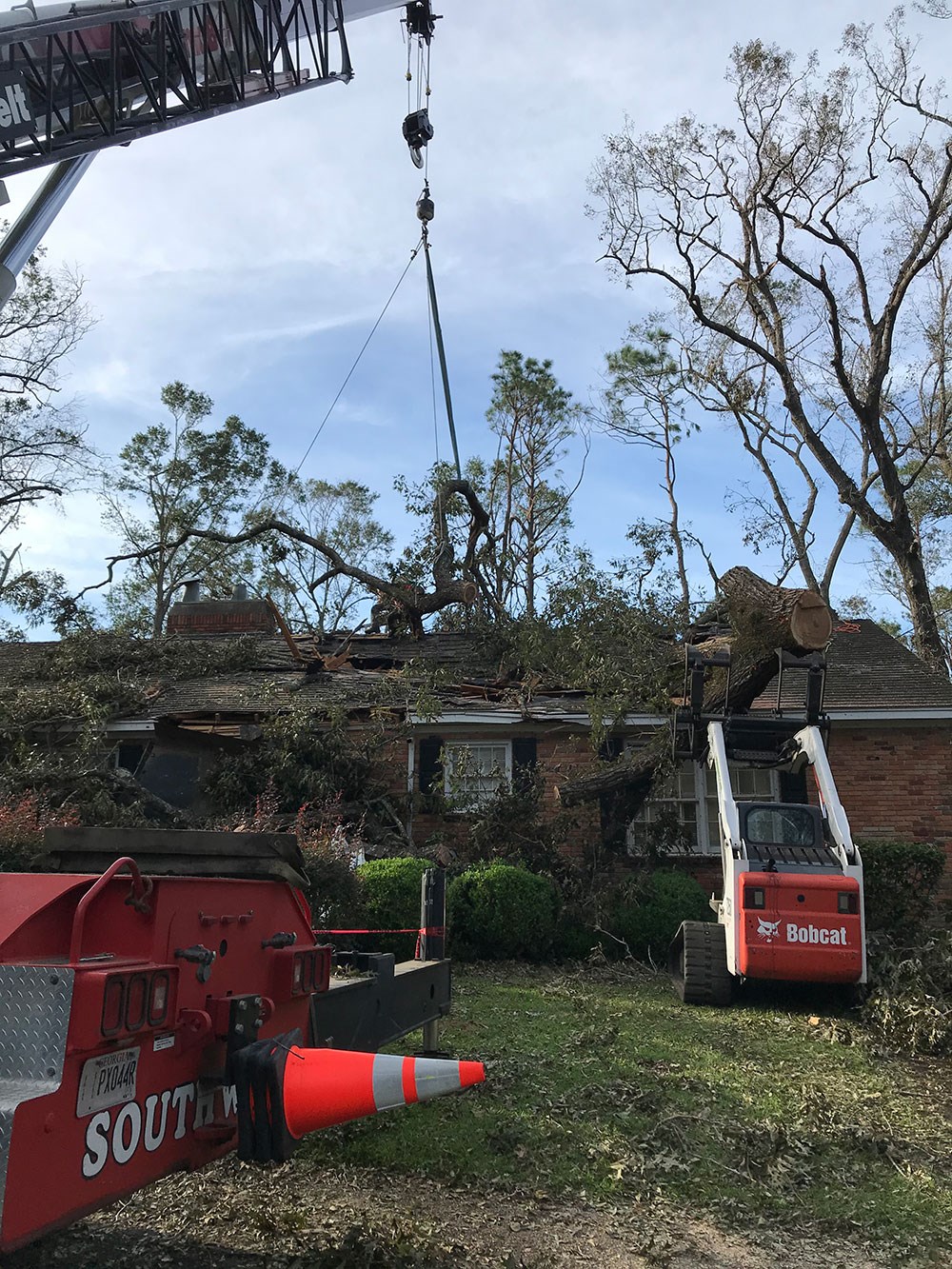 Debris cleanup and hauling (placeholder)